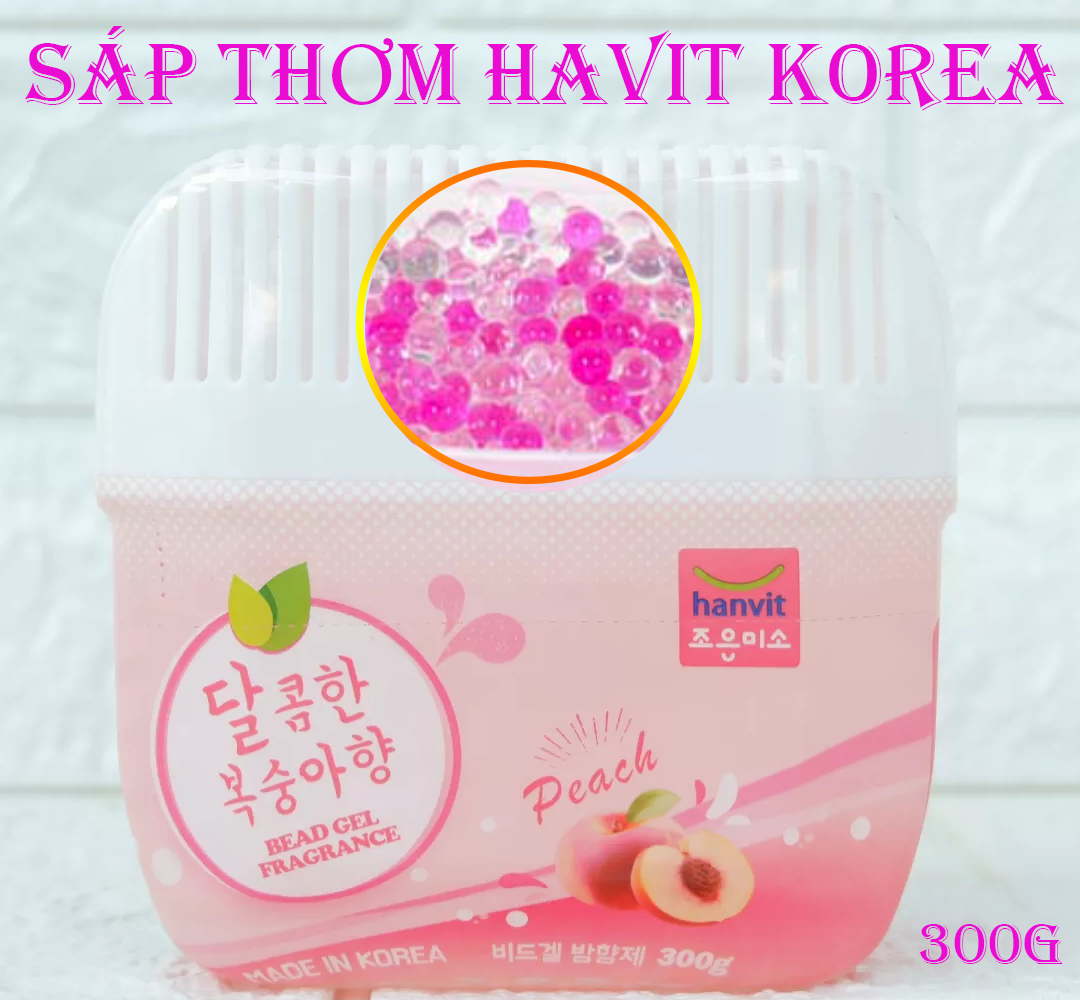 GEL SÁP THƠM HÀN QUỐC SIÊU KHỬ MÙI HANVIT 300G  - HT