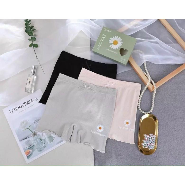 Quần Lót Đùi Nữ. Quần Lót Mặc Trong Váy In hoa Cúc Cực Xinh Luôn Ạ