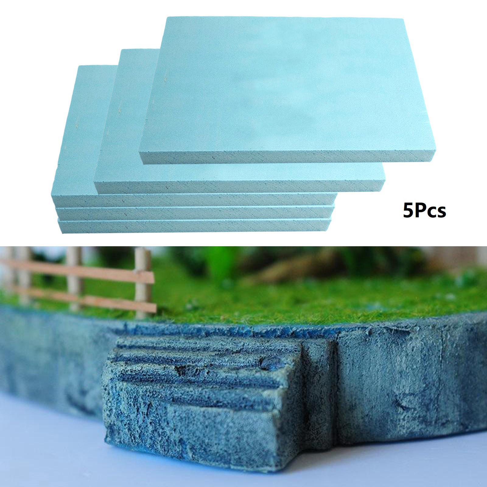 10pcs Lightweight Foam Slab Base for DIY Sculpting Projects Model Material Building Landscape Accessory