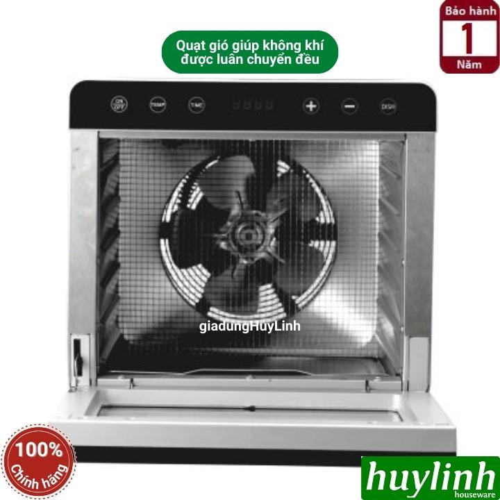 Máy sấy thực phẩm Tiross TS9684 - 700W - 6 khay INOX [Máy sấy trái cây - hoa quả] - Hàng chính hãng