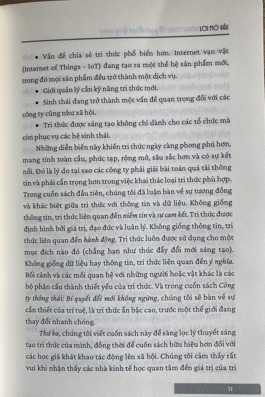 Công ty thông thái – Bí quyết đổi mới không ngừng (Sách tham khảo)