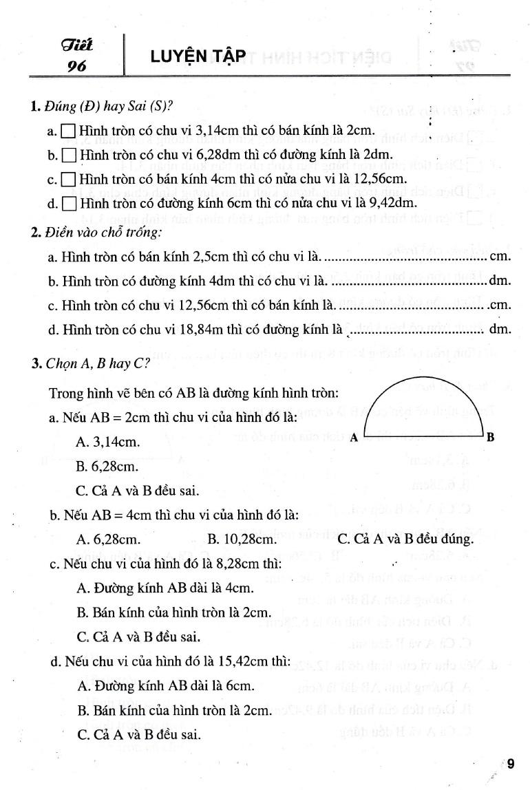 Bài Tập Trắc Nghiệm Hay Và Khó Toán 5 - Tập 2
