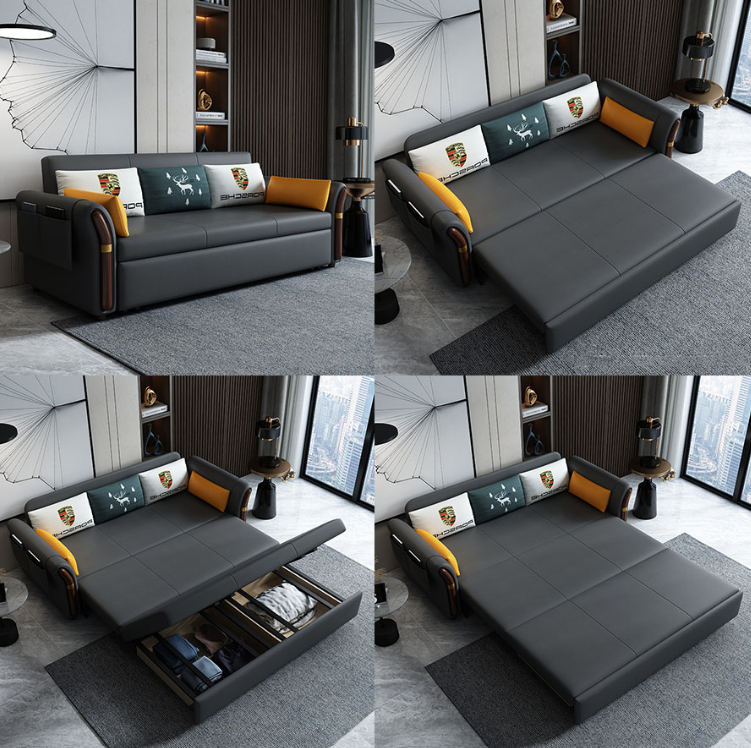 Sofa giường đa năng hộc kéo HGK-14 ngăn chứa đồ tiện dụng Tundo KT 1m9