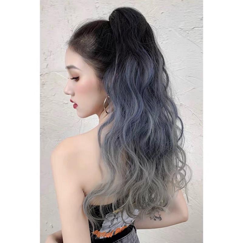 Tóc giả ngoặm xù kẹp ombre 3 màu