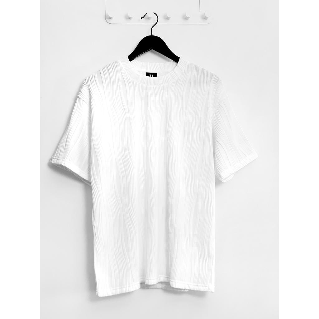 ÁO PHÔNG OVERSIZE WAVY, ÁO THUN CỘC TAY CÓ GỢN SÓNG UNISEX JACK LANE, LOCAL BRAND JACK LANE