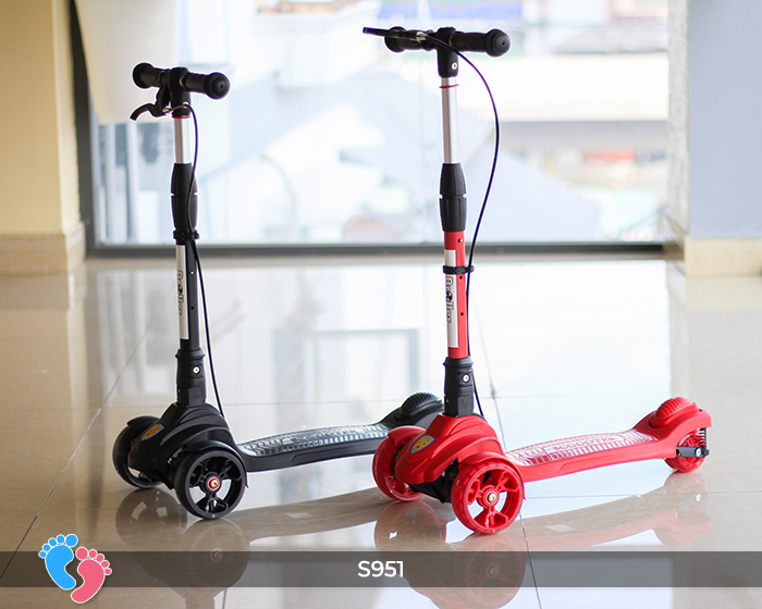 Xe trượt Scooter 3 bánh trẻ em có phanh tay broller S951