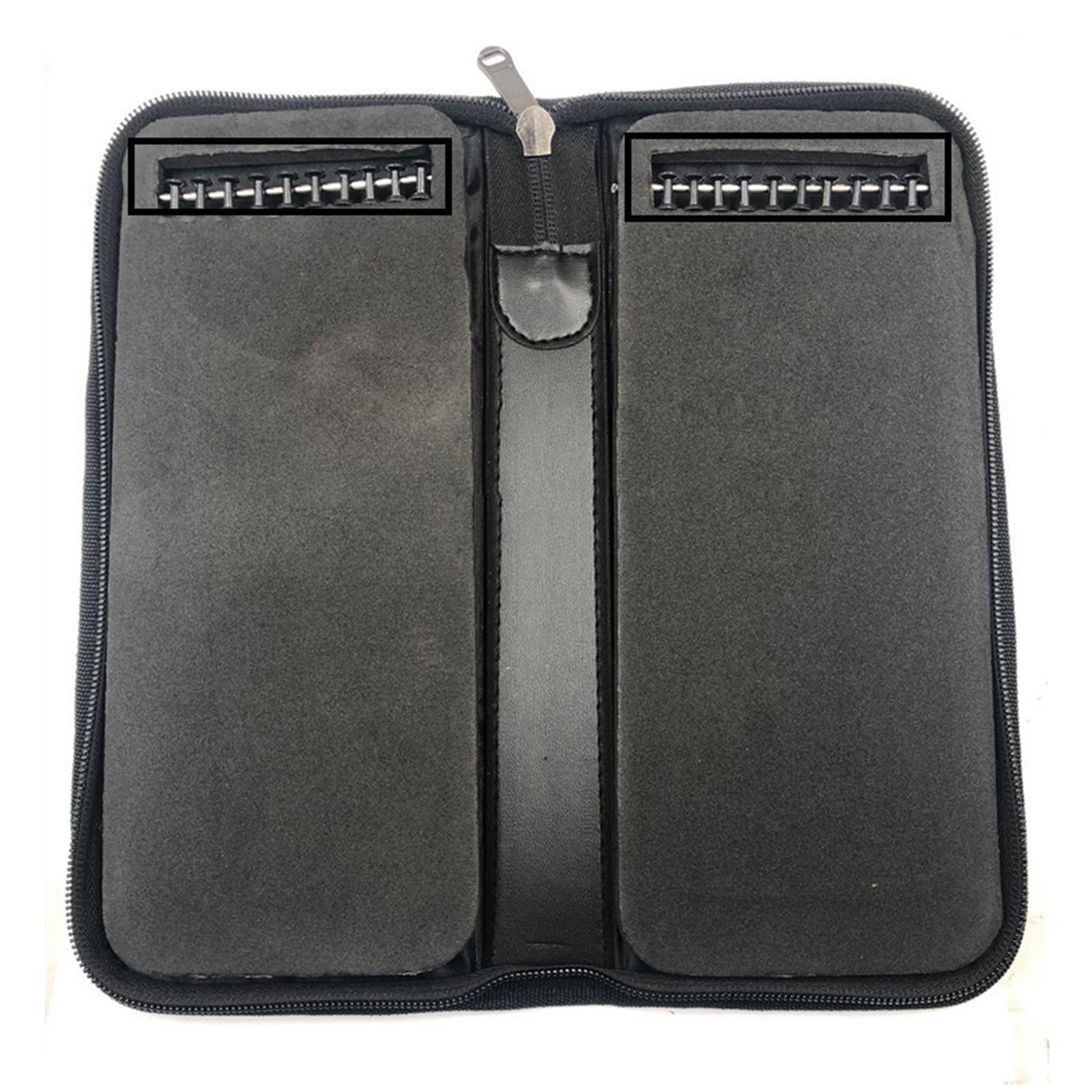 Carp Fishing Tackle Rigs Wallet Case Box For Hooks w/ 20 Pins For Hair Rigs