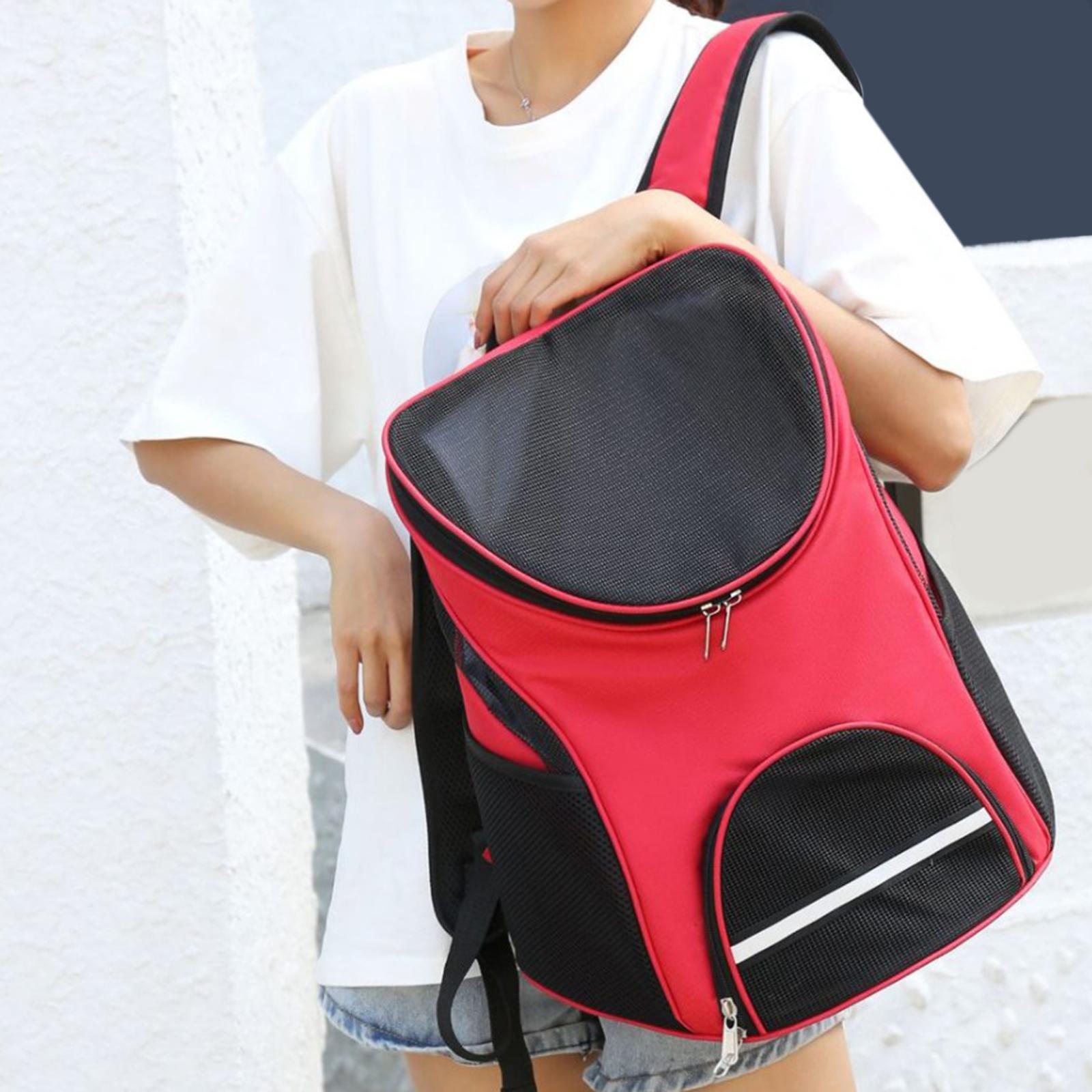 Pet Dog Cats Carrier Backpack Bag with Mesh for 7.5-10kg Dogs Cats