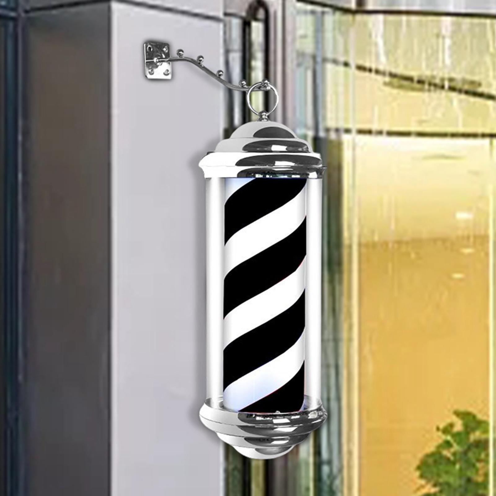 Rotating Barber Pole Light Hairdressing LED Stripes Outdoor