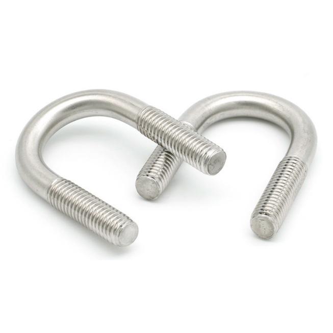 U bolt inox M8,Combo 2 bộ đủ Ecu+long đền tùy chọn