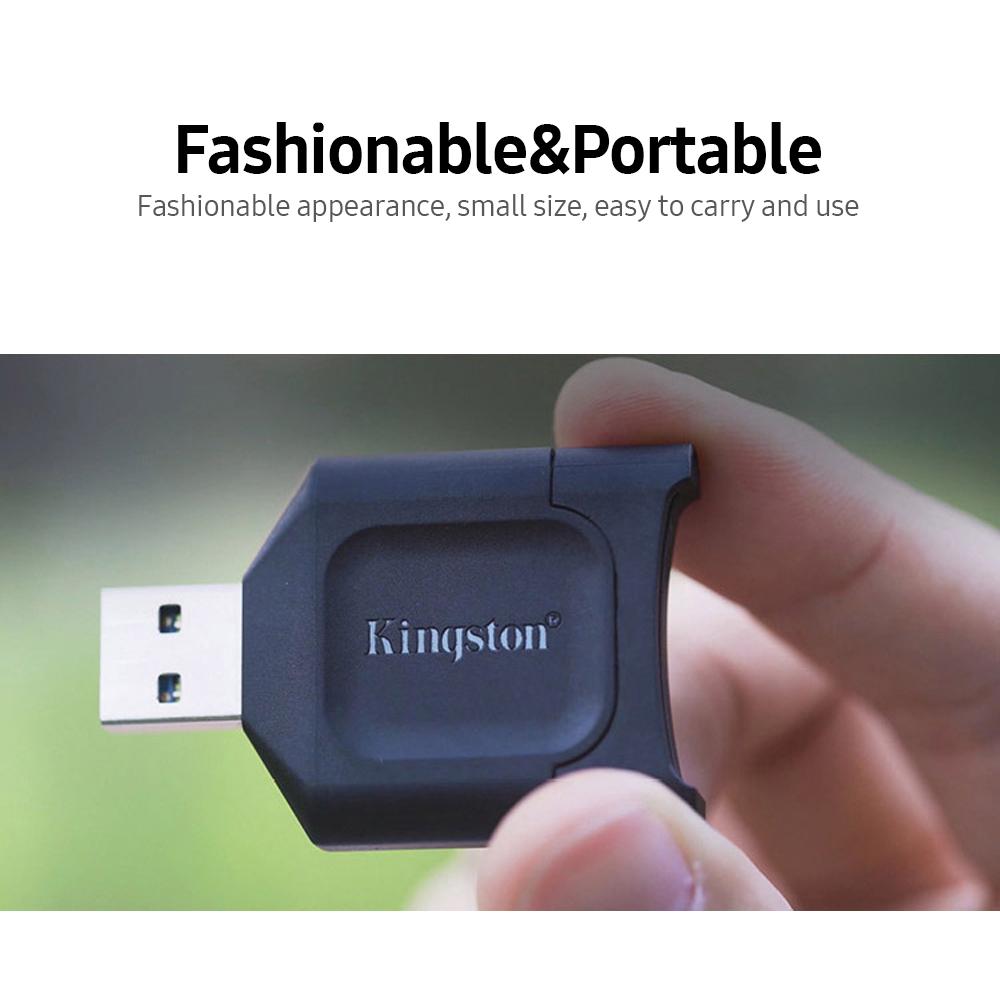 Đầu đọc thẻ nhớ SD tốc độ cao Kingston MLP USB3.2 có 1 Đầu đọc thẻ nhớ đa năng
