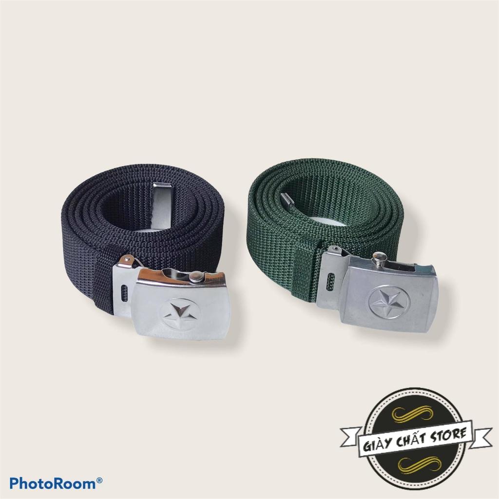 Combo Dây Lưng Lính Dù Xanh lá - Xanh đen