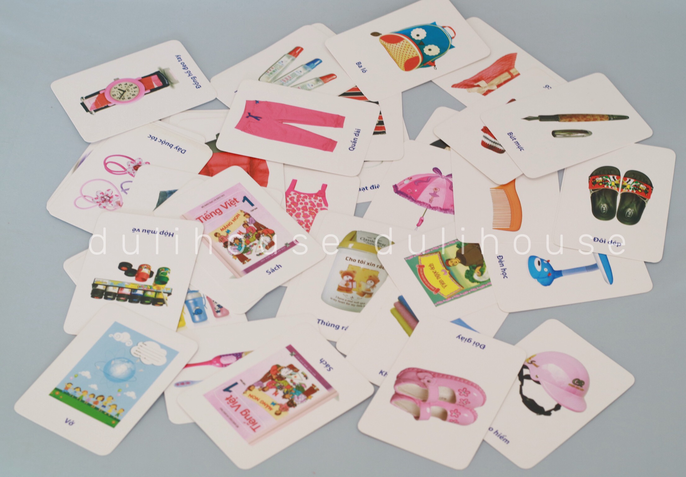 Flashcard học từ vựng – chủ đề đồ vật