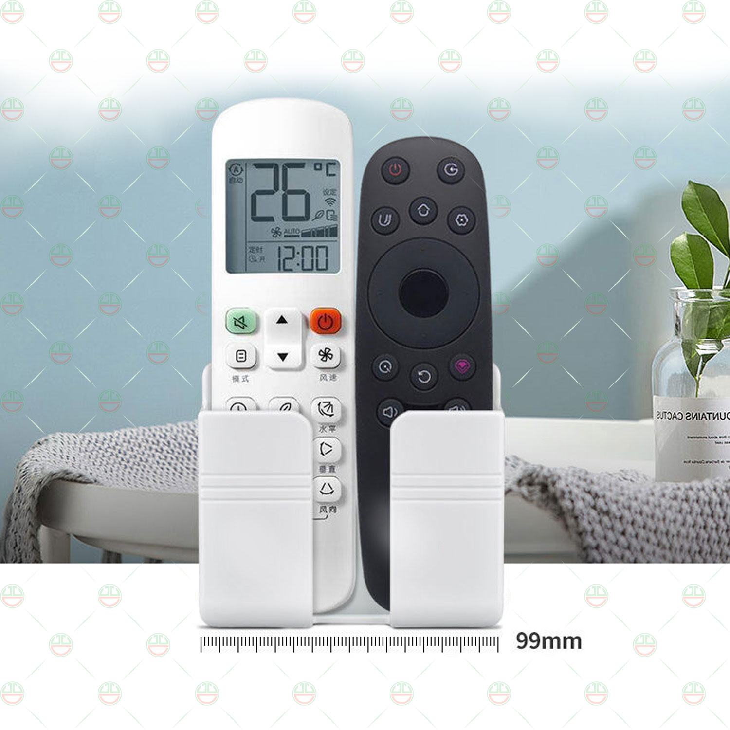 Kệ Dán Tường KhoNCC Treo Điện Thoại, Remote, Dây điện, Hàng Chính Hãng Không Cần Khoan Tường - KDHS-9910-KDTDDT (Nhiều màu)