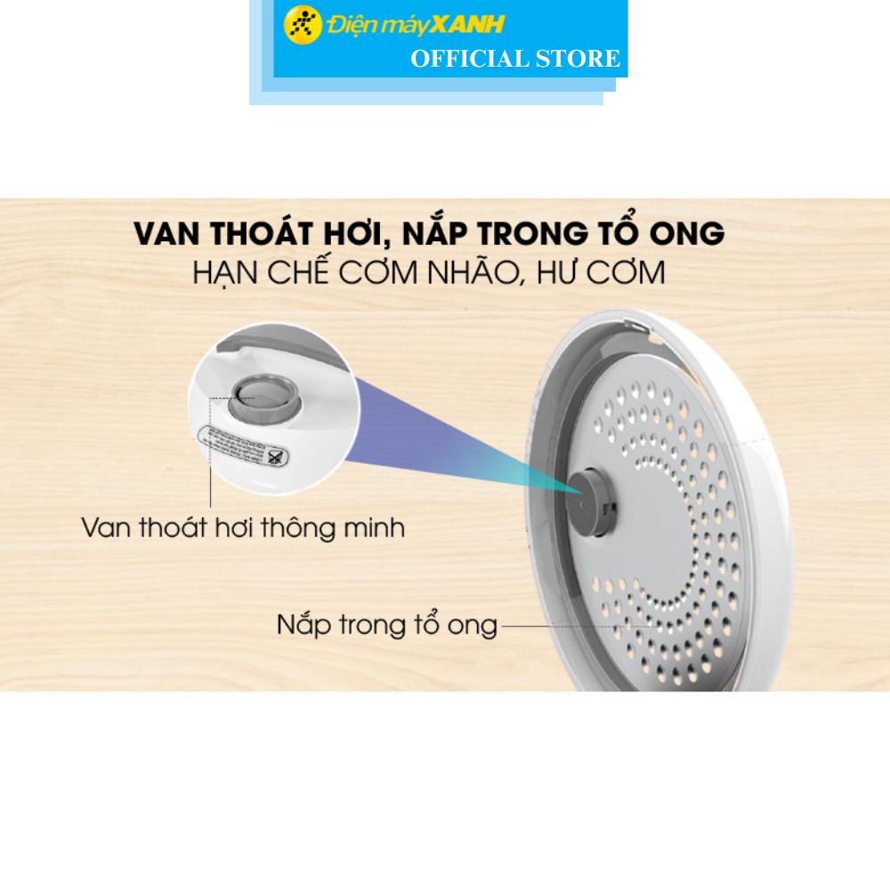 Nồi cơm nắp gài Sunhouse 1.8 lít SHD8603 - Hàng Chính Hãng