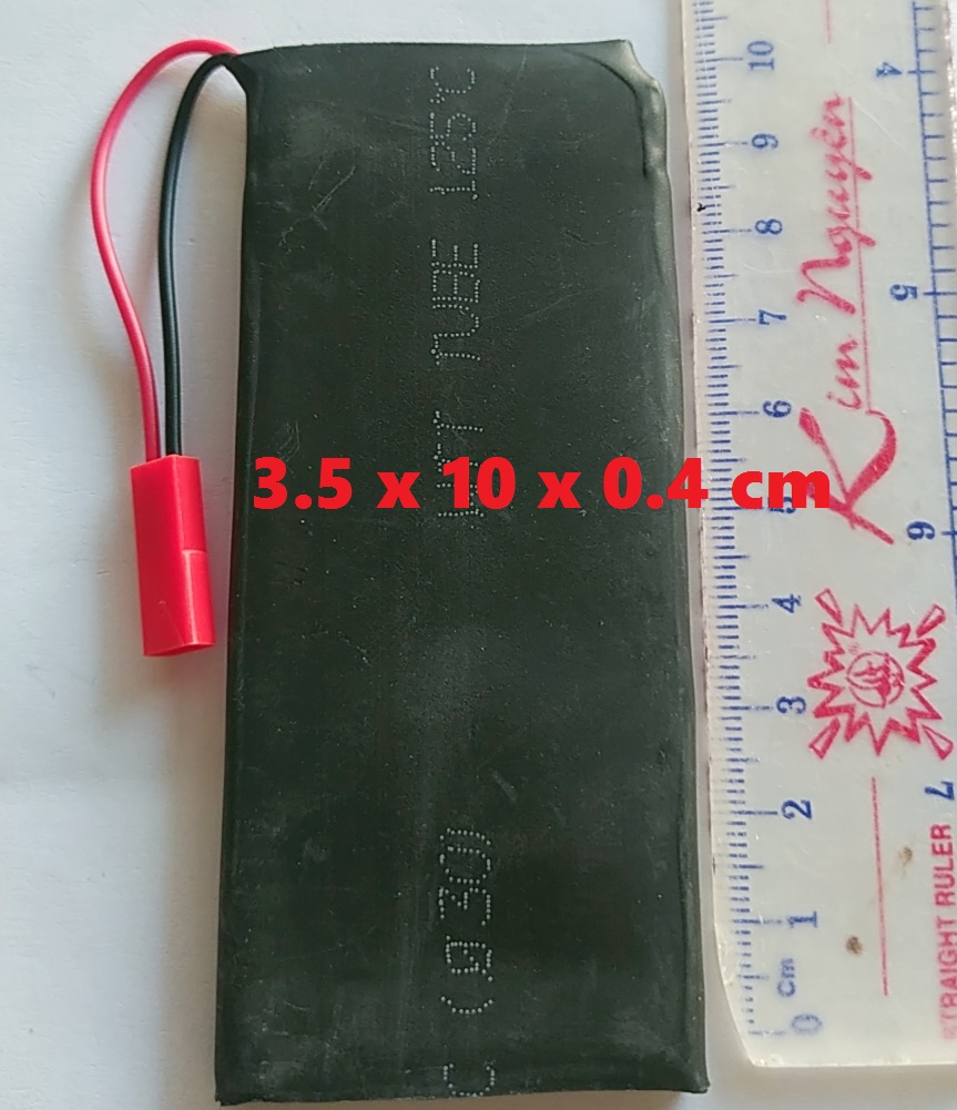 Pin sạc lithium 3,7V 3500mAh chuyên dùng cho camera mini siêu nhỏ - Hàng Nhập Khẩu