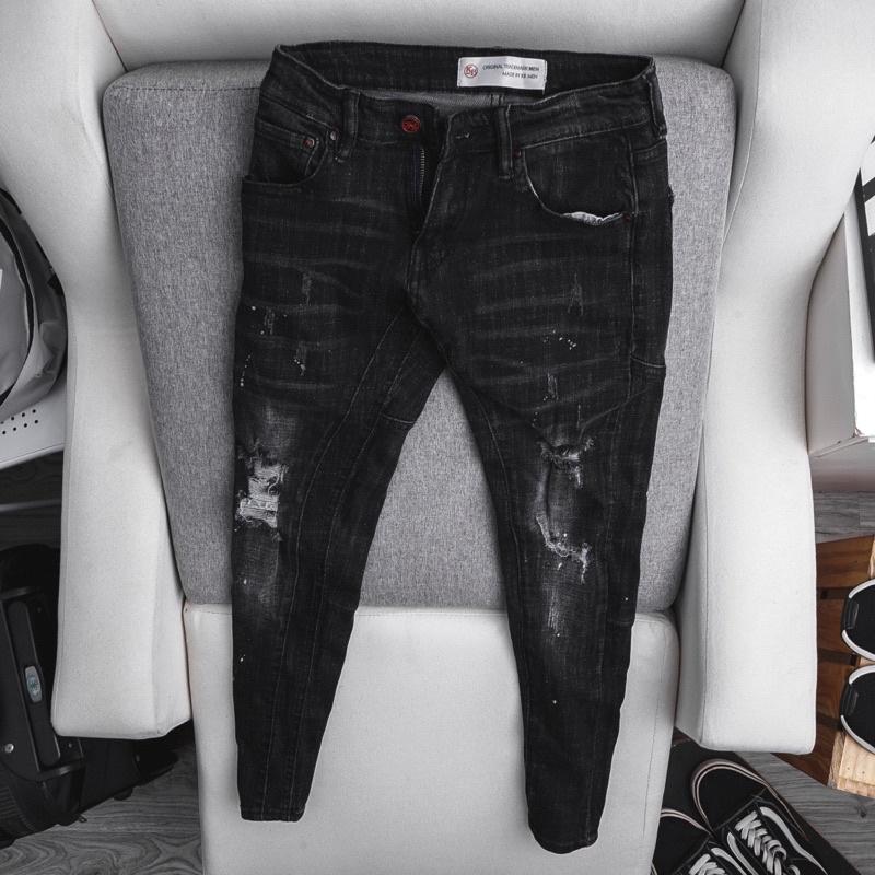 Quần Jean nam VNXK lẻ size sale - jean ôm co giãn