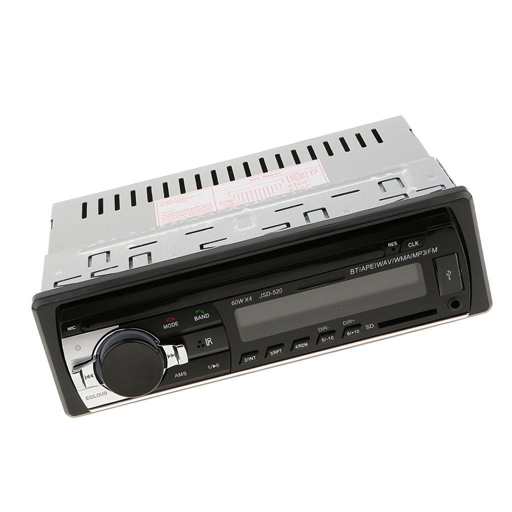 Bluetooth Car In-Dash FM Radio Stereo Audio Receiver MP3 Player SD USB Aux Input