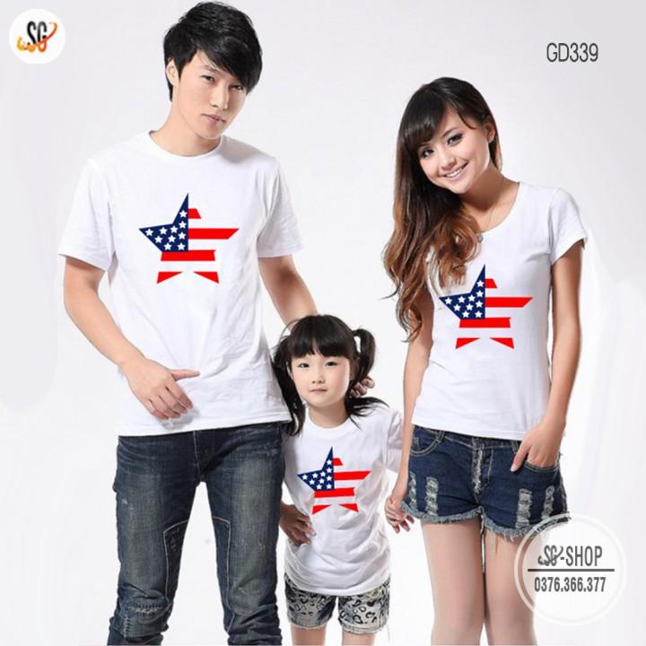 Áo Thun Gia Đình Ngôi Sao - Màu Trắng