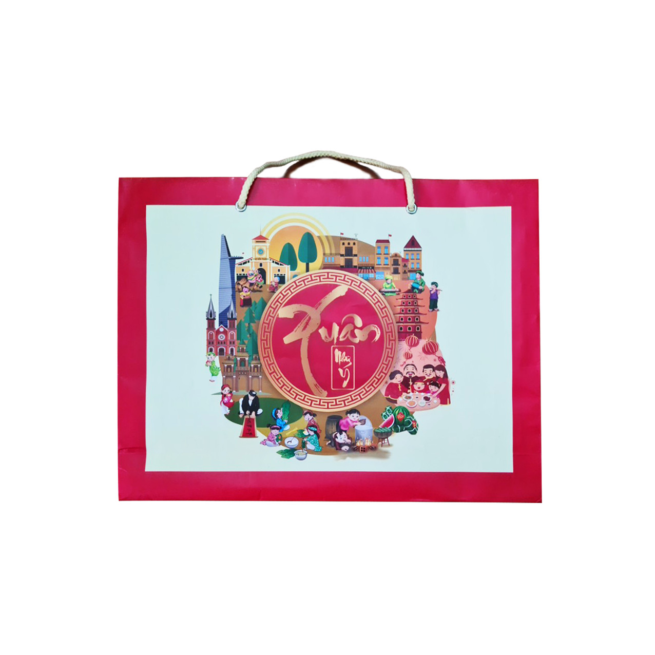 Hộp Quà Mứt Tết Xuân Như Ý 8 Món DTFood