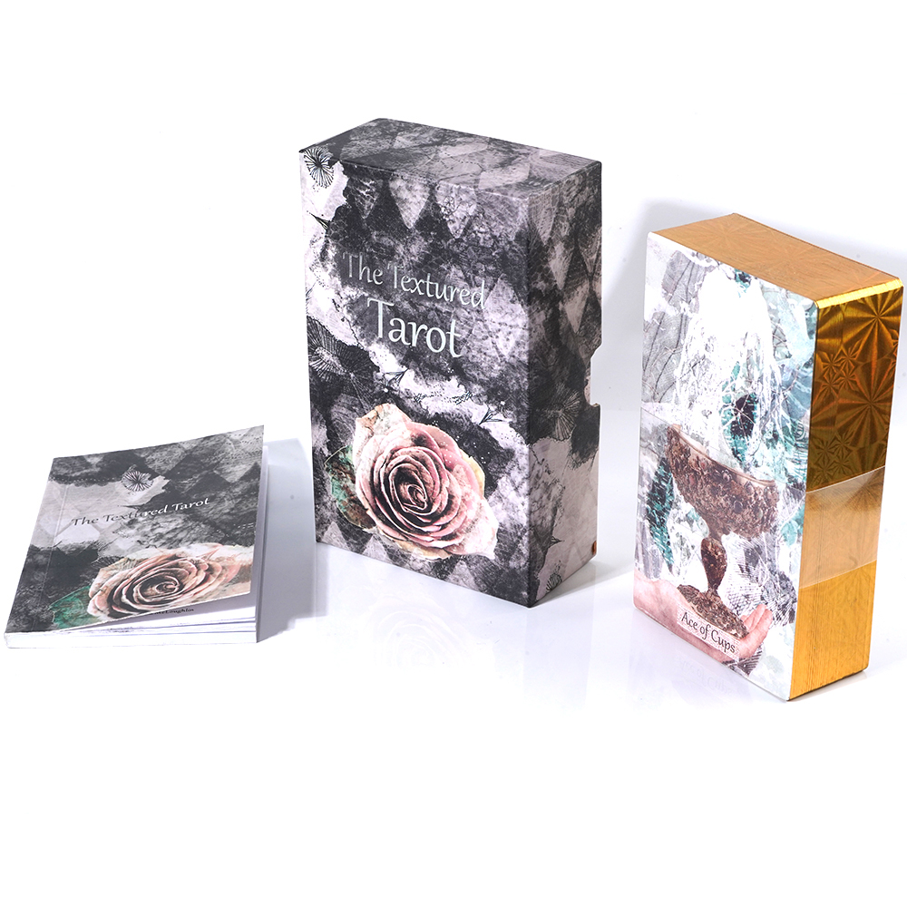 Bộ Bài The Textured Tarot 78 Lá Bài 7x12 Cm Tặng Đá Thanh Tẩy