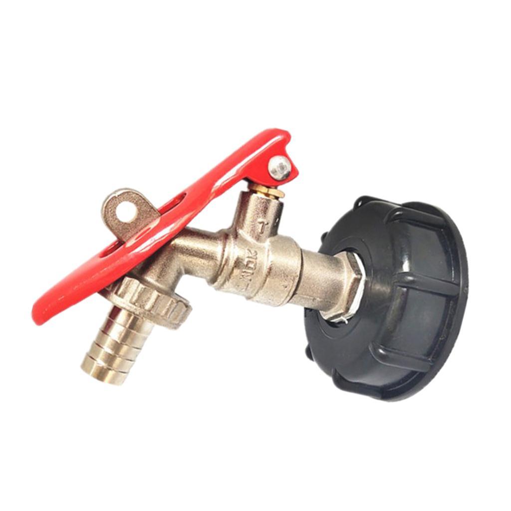 IBC Tote Tank Food Adapter Coarse Thread Brass Hose Faucets Valve Type A