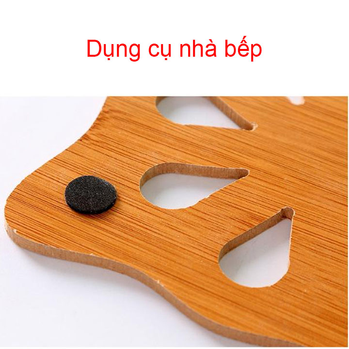 COMBO 4 TẤM LÓT NỒI, CỐC CHÉN CÁCH NHIỆT CHỐNG NÓNG BẰNG GỖ