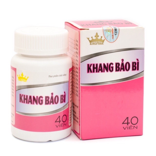 Viên uống Khang bảo bì Kingphar, hộp 40v, dùng cho các trường hợp viêm da, dị ứng, mề đay