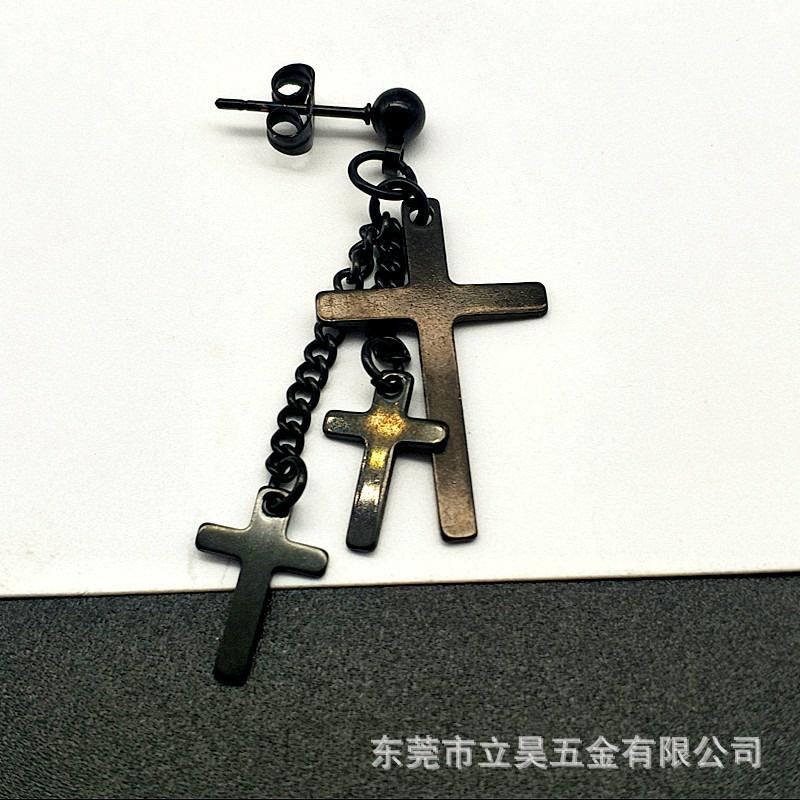 Khuyên Tai 3 thánh giá Cho Nam Và Nữ Không cần bấm lỗ