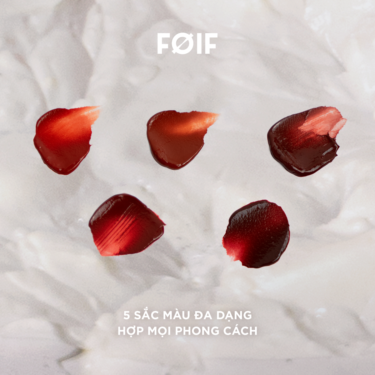 [FOIF by MERZY] Son Kem Lì Thuần Chay, Mịn Mượt Lâu Trôi Hàn Quốc Foif Daily Velvet Tint 3g