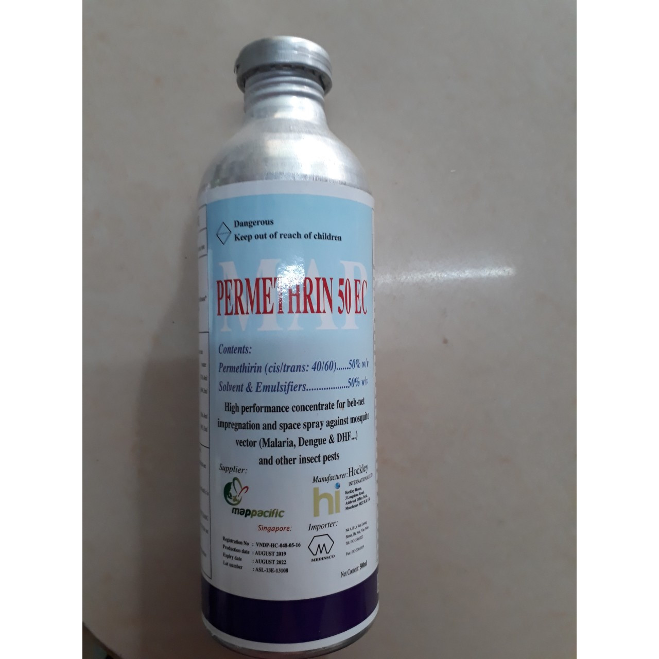 dung dịch  Diệt Muỗi ,ruồi vàng Map Permethrin 50 EC