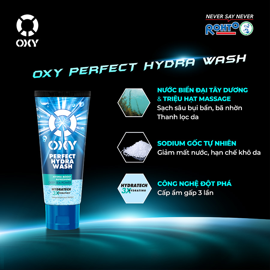 Gel Rửa Mặt Oxy Perfect Hydra Wash 100g