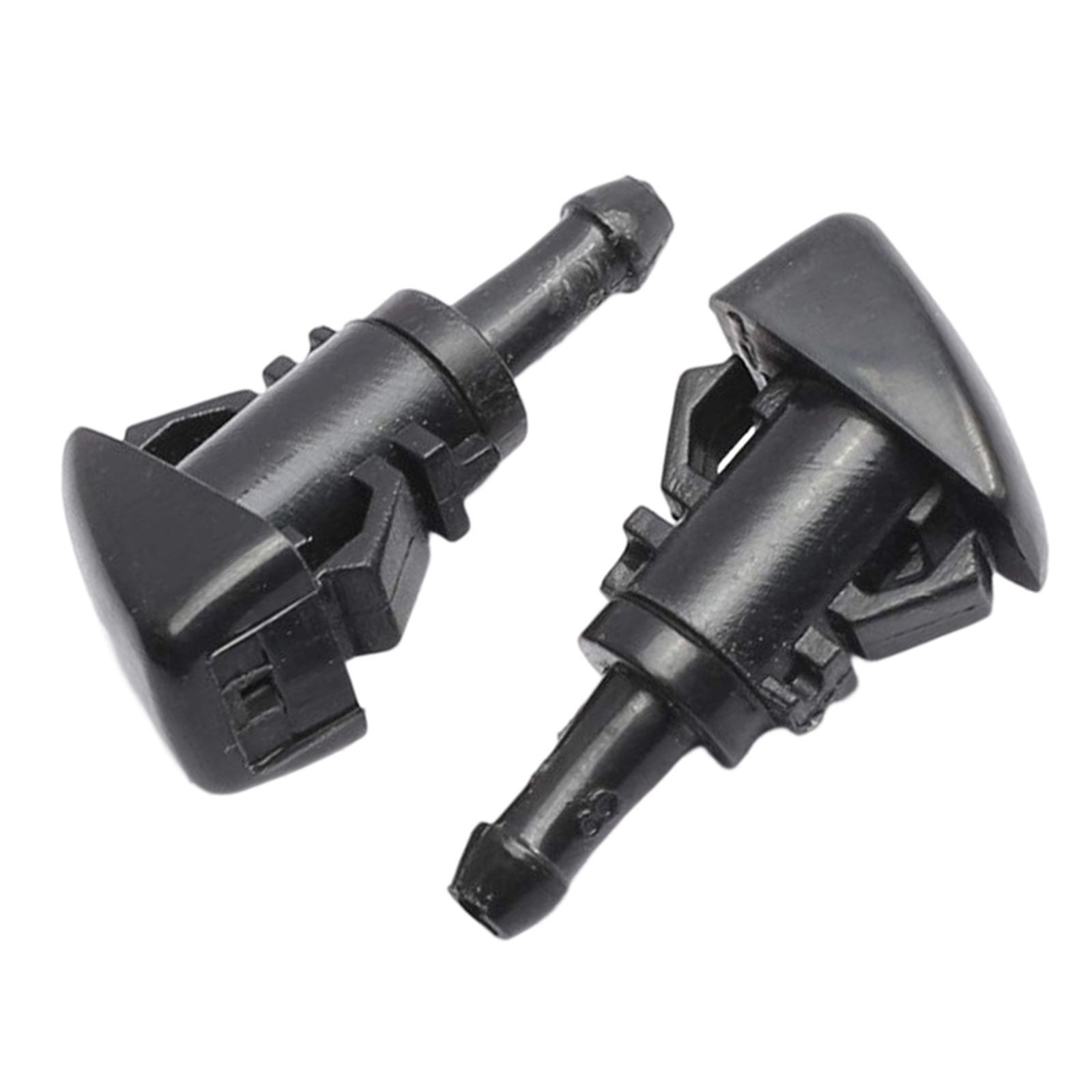 2Pcs Vehicle Windshield Washer Nozzle for   Accessories