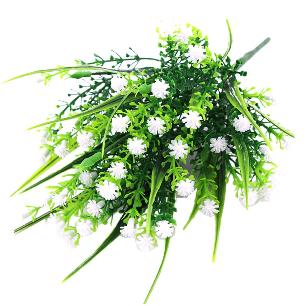 Artificial Plastic Gypsophila Flowers Baby's Breath Flower Plants Grass Home Wedding Floral Decor