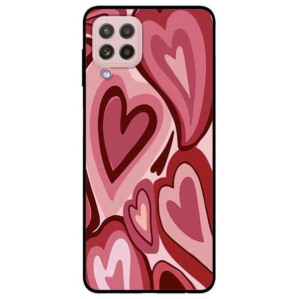 Ốp lưng dành cho Samsung Galaxy A22  / A22  - Tim Viền Đỏ