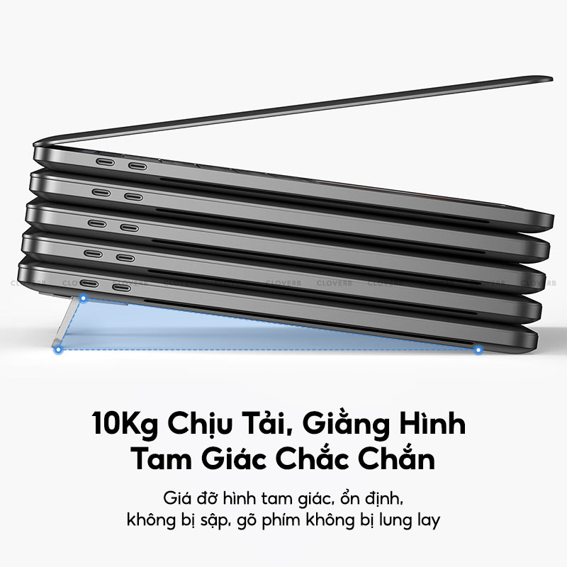 Giá Đỡ BASEUS Slim Laptop Kickstand Có Thể Gập Gọn Cho Máy Từ 13 Đến 17 inch | Hàng Chính Hãng