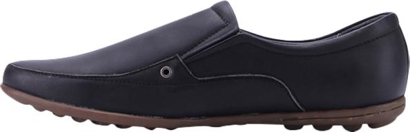 Giày Nam Có Lỗ Huy Hoàng HT7123 - Đen