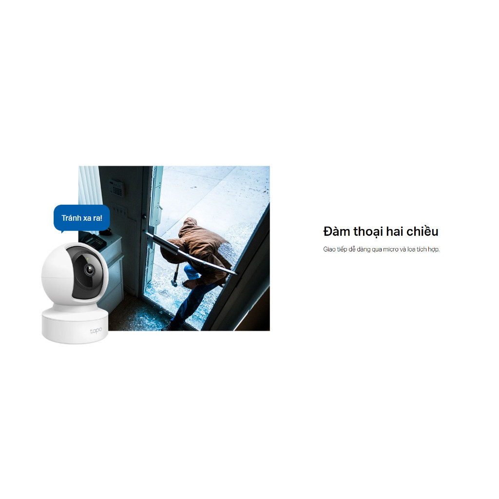 CAMERA WIFI TRONG NHÀ TAPO C212 3MP - Đàm thoại hai chiều, Xoay 360 Độ, Phát Hiện chuyển động, Cảnh Báo Âm, Ánh sáng - HÀNG CHÍNH HÃNG