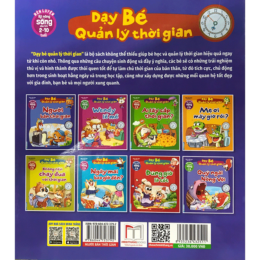 Rèn Luyện Kỹ Năng Sống Cho Trẻ (2-10 tuổi) - Dạy Bé Quản Lý Thời Gian