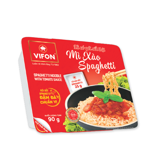 Thùng 18 Mì Xào spaghetti VIFON (90g / Khay)