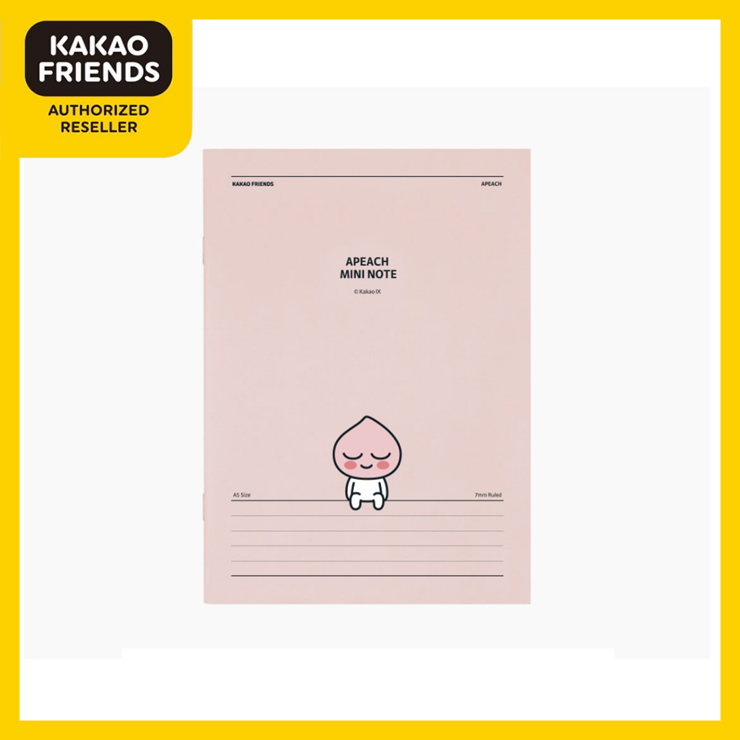 Vở Kẻ Ngang A5 Apeach Kakao Friends Chính Hãng