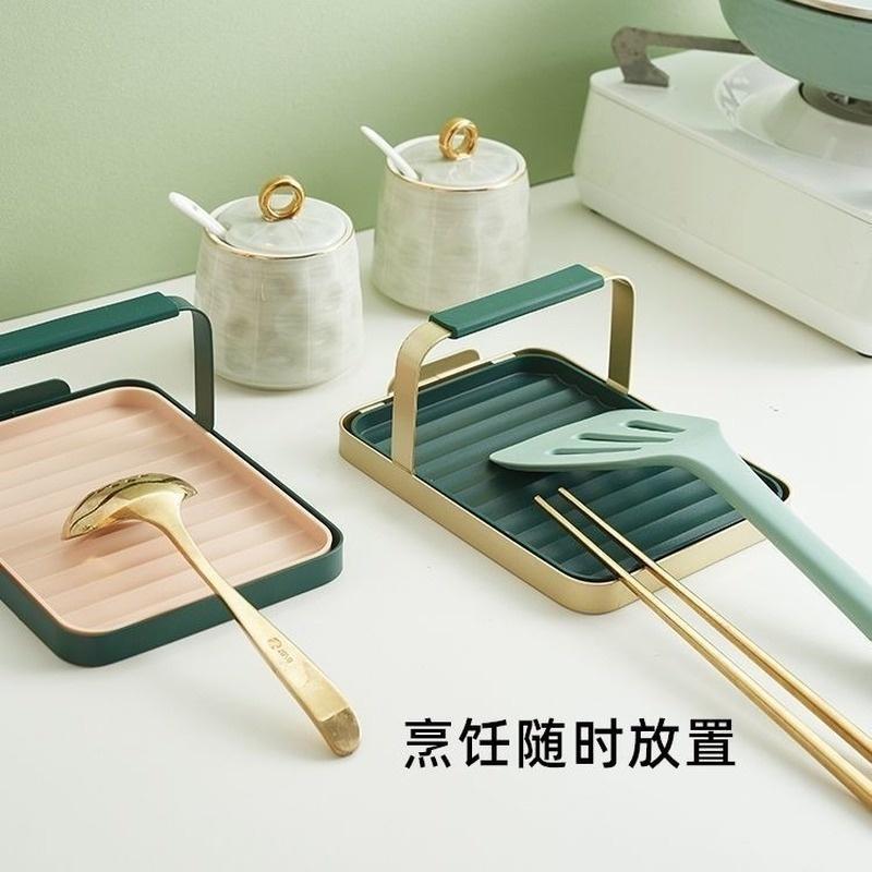 Giá Đỡ Nắp Nồi Và Thìa Để Bàn Thiết Kế Đa Năng Tiện Dụng Cho Nhà Bếp