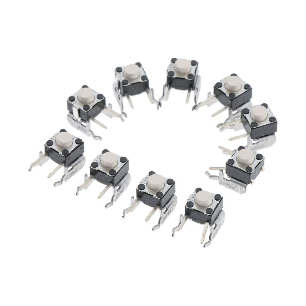 10  Tactile Switch Bumper Button For    Controller White