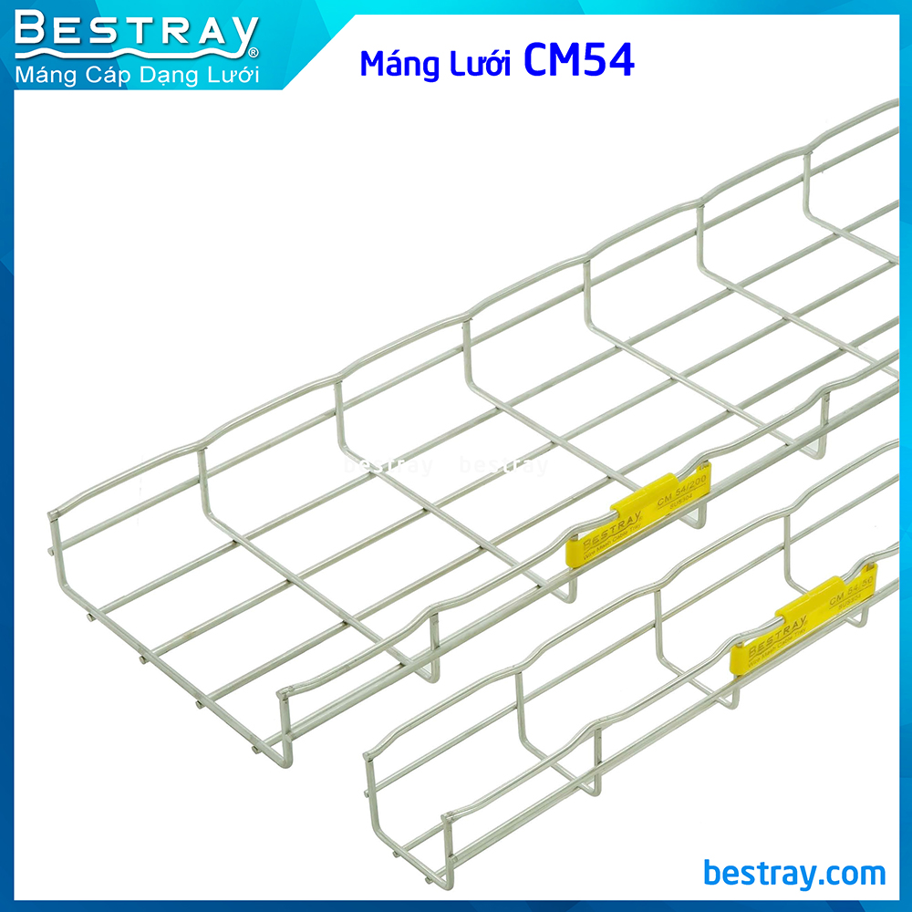 Máng Cáp Dạng Lưới Inox 304 - Thép | Các Loại Máng Lưới Bestray| Mã SP CM54