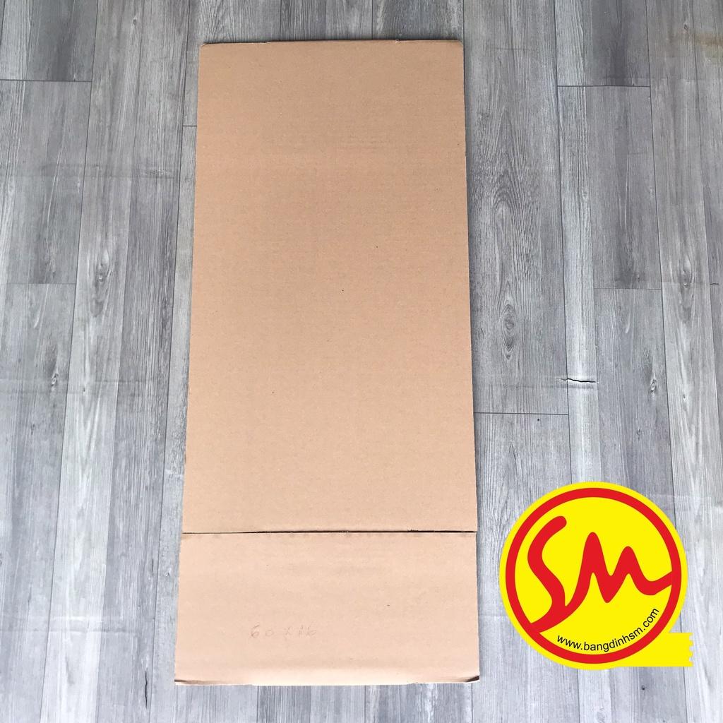 THÙNG CARTON, HỘP CARTON GIÁ RẺ sóng B 3 lớp size 60x16x16 chuyên dùng ĐÓNG GÓI CÁC SẢN PHẨM, VẬN CHUYỂN DỄ DÀNG
