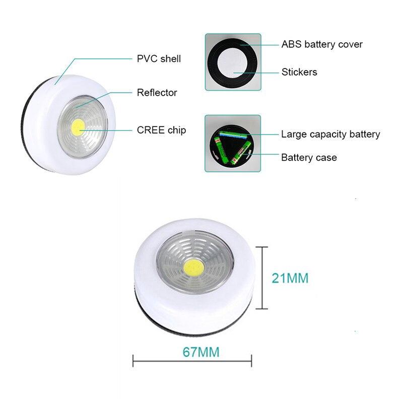 Đèn Led Cảm Ứng Dán Tường 3a