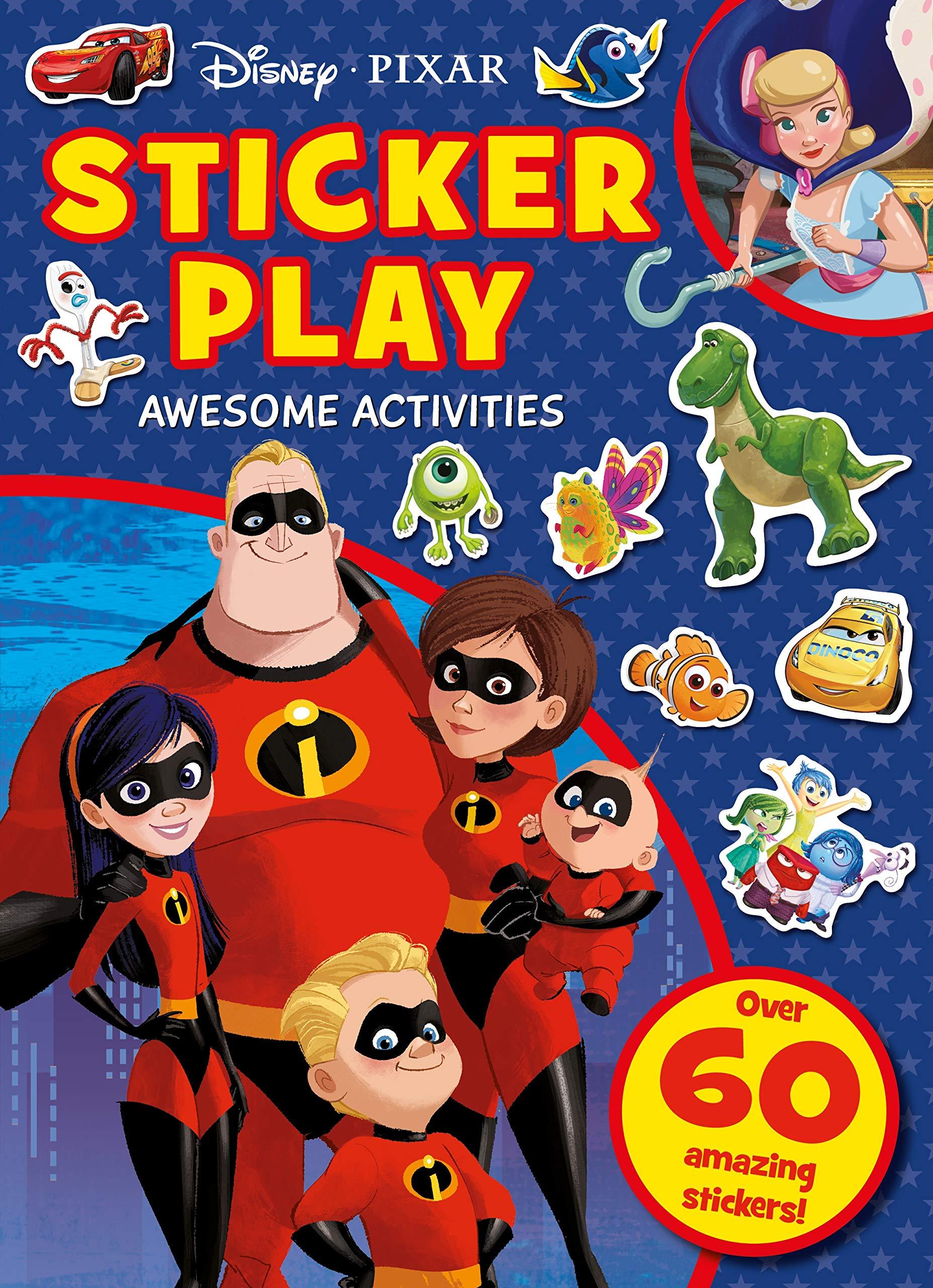 Disney Pixar Sticker Play Awesome Activities - Disney Pixar: Sách trò chơi + hình dán