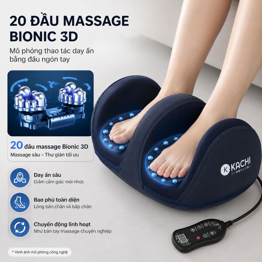 Máy Massage Chân KaChi MK418 - hàng chính hãng