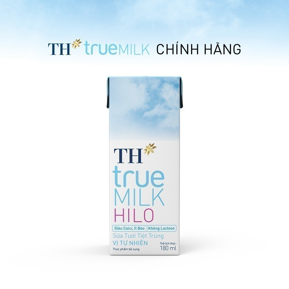 Thùng 48 hộp sữa tươi tiệt trùng TH True Milk  nguyên chất 110ml