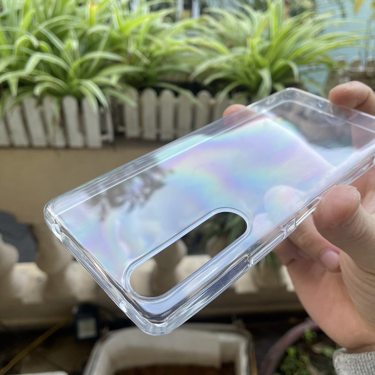 Ốp cho Sony Xperia 1 II - Silicon trong suốt hãng GOR Hàng nhập khẩu